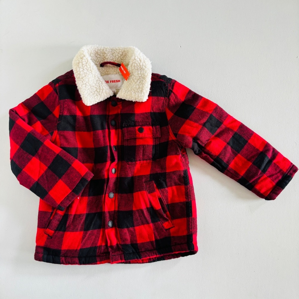 NWT Joe Fresh Plaid Jacket